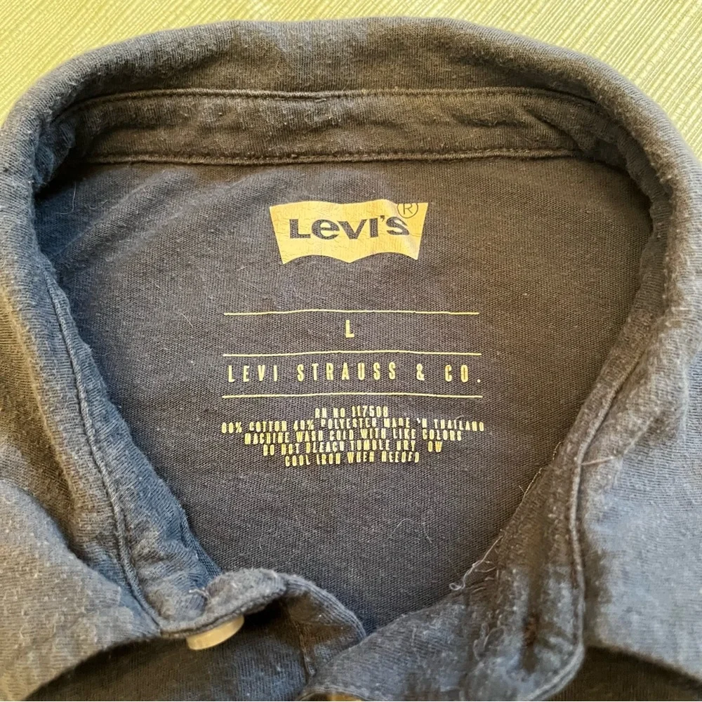 Levi’s Men’s Blue‎ Color Block Polo Size Large